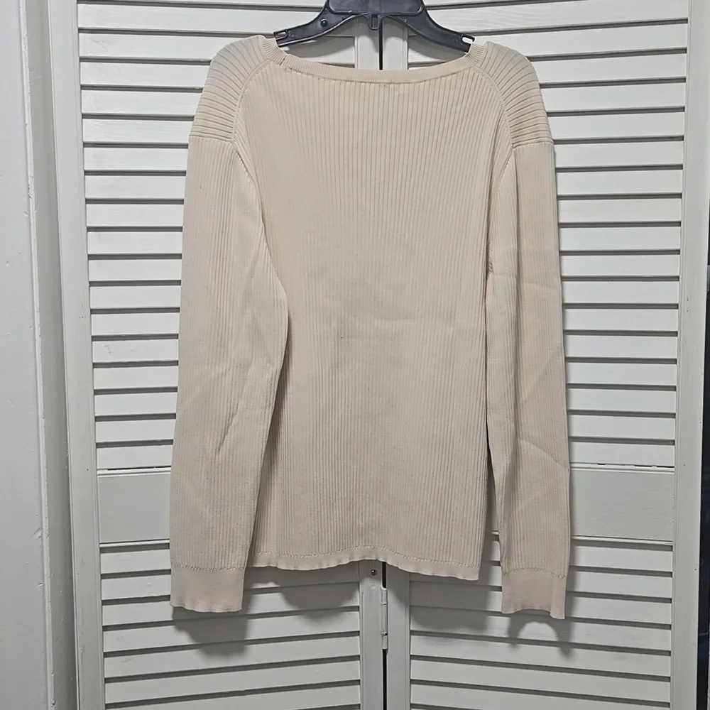 NWT J. Crew Supersculpt Ribbed Sweater T-shirt Size XL